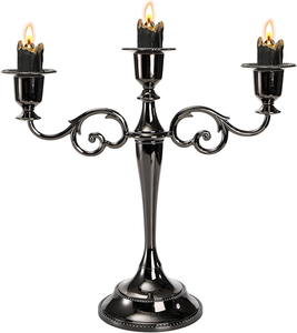 Candelabro de pie para banquetes, eventos y bodas, extra alto, acabado en oro pulido, de 5 brazos, disponible a precios de mayoreo. - Product Image 5