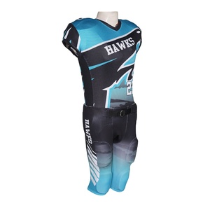 Nueva Llegada Camisetas de Fútbol Americano Personalizadas de Alta Calidad Manga Corta 100% Poliéster Nombre del Equipo Personalizado MOQ Bajo - Product Image 1