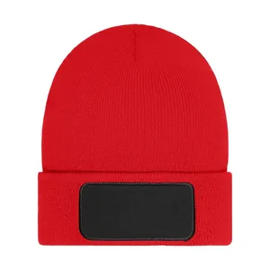 Customizable Thinsulate Beanie with Patch Christmas <b>Holiday</b> Christmas <b>Hats</b> - Product Image 3
