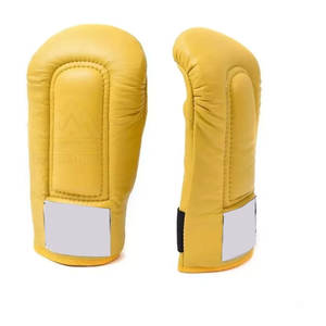 Manoplas de Karate de buena calidad de fabricante pakistaní, manoplas de Karate de color sólido con material de cuero - Product Image 2