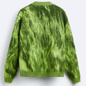 Oversized <b>Cardigan</b> Custom Made Logo Private Label High Quality Soft Fabric Wholesale Supply - Product Image 2