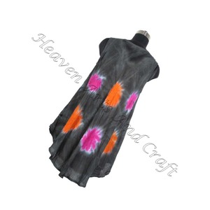 Moda Europea 2025 mujeres fiesta Maxi vestido Tie Dye rayón Casual Maxi Tie Dye Boho Gypsy vestido rayón ropa de noche vestido DRT005A - Product Image 3