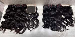 ผมแท้แบบเจอร์รี่เคิร์ล 18 นิ้ว แบบอินเดีย ลอนคลื่น พร้อมผมปิดหน้าผากแบบ HD 5/5 ที่เข้าชุดกัน - Product Image 3