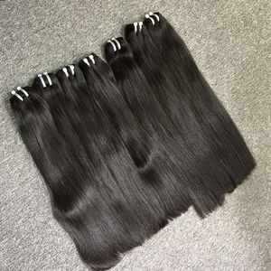 ผมแท้จากเวียดนามสำหรับผู้หญิงผิวดำสามชุดพร้อมที่ปิด100% ผมคนหนึ่งสำหรับฐานลูกไม้สีดำ - Product Image 4