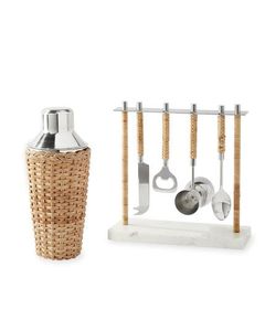 Elegante Juego de Herramientas de Bar Metálicas Modernas y Ecológicas, Utensilios de Cóctel de Acero Inoxidable Pulido para Espacios de Comedor de Lujo, Hoteles y Salones - Product Image 6