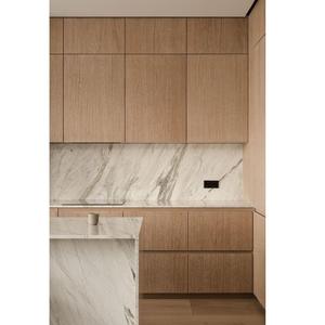 Gabinetes de Cocina Modulares Modernos de MDF con Chapa de Madera de Vietnam de Alta Calidad, Revestimiento de Chapa, Marca SangVi, Certificación ISO, Fácil de Limpiar - Product Image 6