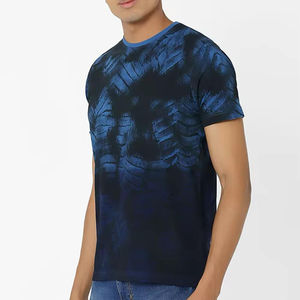 Camiseta de algodón y poliéster de la mejor calidad para hombre, camisetas de sublimación de poliéster de último diseño para hombre al mejor precio - Product Image 3