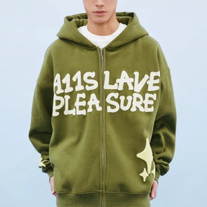 เสื้อฮู้ดแบบสวมหัวสำหรับผู้ชายผ้าโพลีเอสเตอร์พิมพ์ลายตัวอักษรขนแกะหนารวดเร็ว6XL สำหรับฤดูหนาวออกแบบได้ตามต้องการ - Product Image 2