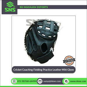 Gant en cuir pour l'entraînement au cricket de haute qualité, idéal pour l'entraînement au cricket. - Product Image 3