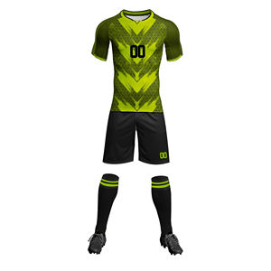 Maillots de football unisexes personnalisés avec logo, uniformes de football, chemises, hauts, respirants, légers, manches courtes, 100% polyester, en solde - Product Image 2