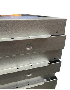 Boîtier électrique industriel en tôle pour moteur, armoire en acier, boîtier en acier avec revêtement en poudre, cadre de boîte de commande, fabrication OEM 110V - Product Image 6