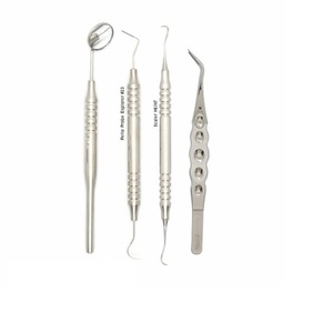 Kit de cuidado dental profesional, herramientas de higiene bucal, instrumento de Limpieza de dientes, espejo, raspador de sarro, sonda Dental y pinzas - Product Image 1