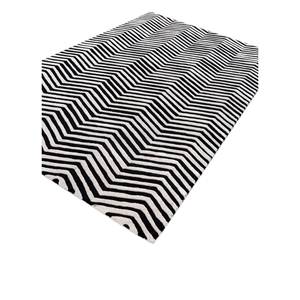 Tapis en laine tufté à la main Adrift Ivory, classique, 9x12, motif chevron, technique jacquard, pour la maison, la chambre, le sol - TRA-15156 - Product Image 2
