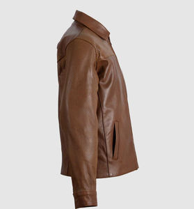 2026 fabricant moto cuir Bomber veste vieux lavé délavé en cuir col montant hommes veste en cuir - Product Image 1