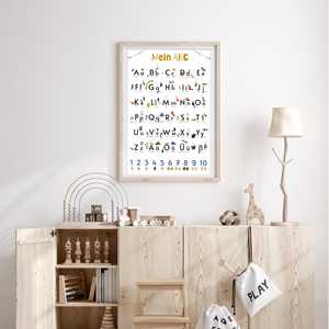 Affiche ABC au design moderne imprimée sur papier 170 g - Product Image 4