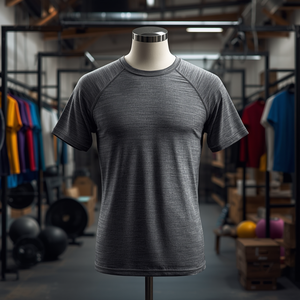 <b>Men</b> <b>Turtleneck</b> Raglan Sleeve Formal Solid Knitted Breathable Sports Training Gym Wear Comfortable OEM Wholesale Supply - Product Image 5