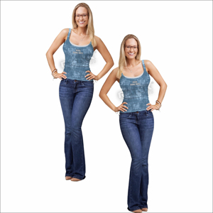 Athletic Slim Fit Women's Tank Top Soft Breathable Fabric For Workout And Fitness Summer Wear Women's Tank Top - Product Image 4