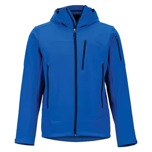 Doudoune longue réversible personnalisée pour hommes en polyester/nylon de haute qualité col montant imperméable extérieur avec logo sur le devant taille XL - Product Image 3