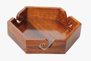 Bol en fil en bois 10x2.5 pouces porte-fil fait main pour crochet bol à tricoter pour crochet crochet et sac de voyage cadeau - Product Image 4