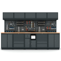 Armoire à Outils Haute Qualité en Métal, Système de Rangement Modulaire pour Garages, Ateliers de Mécanique et Usage Amateur