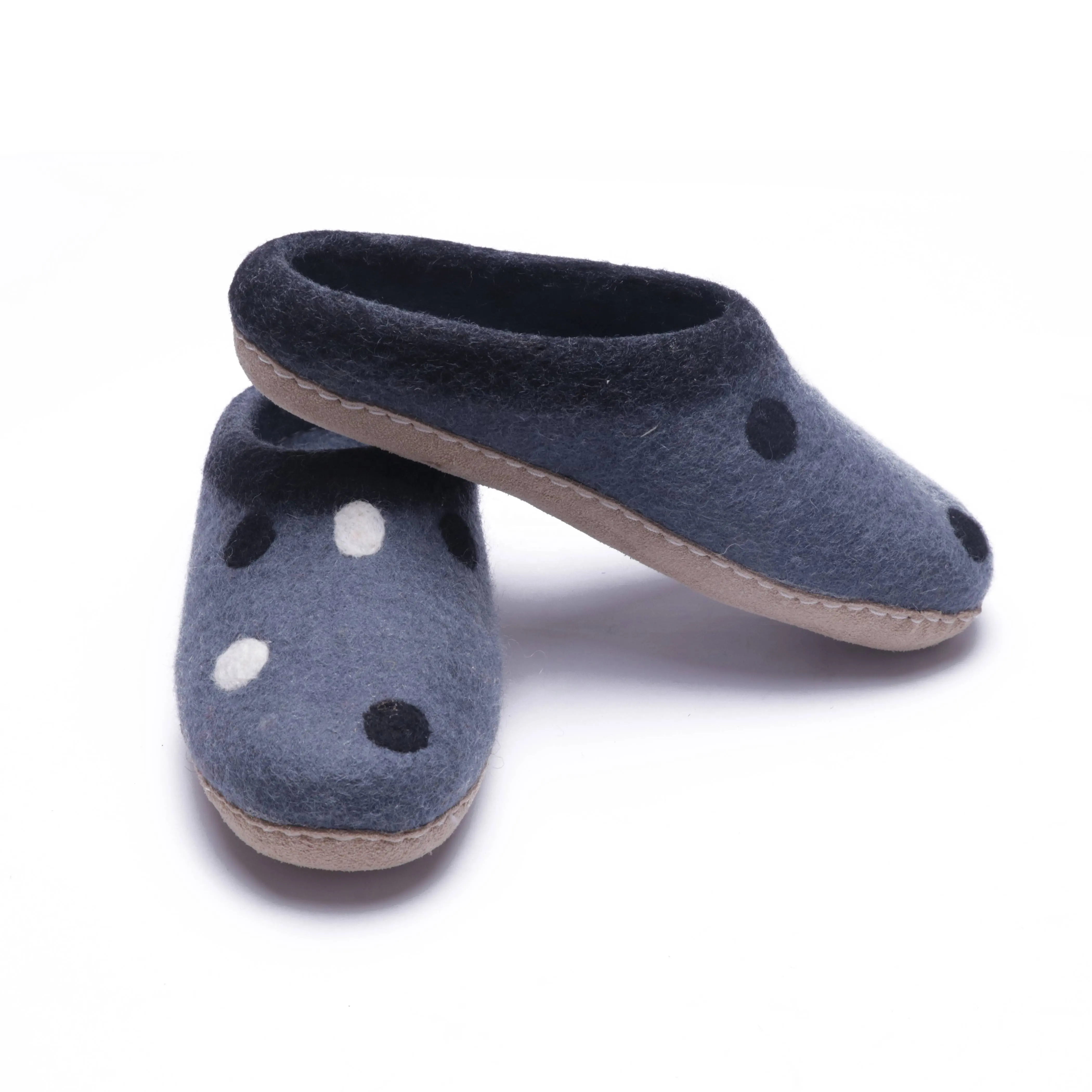 Top Selling Best handmade Felt Slippers merino wool indoor wears Unisex shoes anti slippery