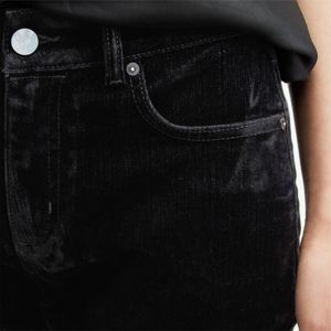 Vente en gros de haute qualité Jeans slim décontractés évasés pour femme à taille haute et à jambes larges - Product Image 6