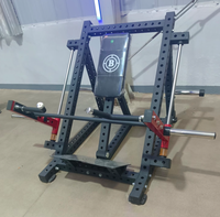 BN Plate Loaded Double Track Row Pull Back Machine, équipement de musculation du dos à charges libre pour salle de sport commerciale et studio de fitness, vente en gros