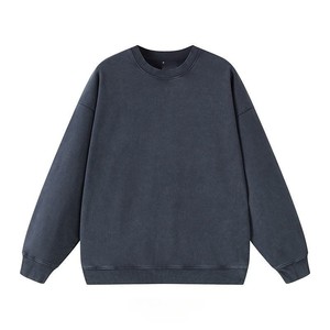 เสื้อสเวตเชิ้ตผ้าฟลีซหนานุ่มแบบคัสตอมขายส่ง พร้อมลายกราฟิก คอกลม สำหรับแบรนด์สตรีทแวร์อเมริกัน รับผลิตแบรนด์ส่วนตัว - Product Image 6
