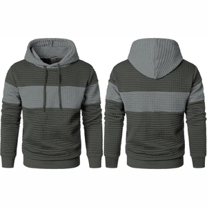 Venta al por mayor Unisex Pullover Oversize Heavyweight Printed Knitted Hoodies High Quality Anti-shrink Polyester/Nylon - Product Image 2