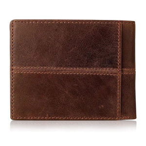 Custom Logo Trifold Genuine Leather <b>Wallet</b> Low MOQ High-Quality Multi <b>Card</b> Business Wholesale Leather <b>Wallet</b> - Product Image 3