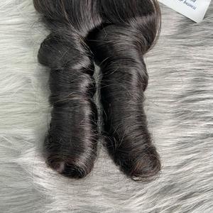 Una gran cantidad de paquetes de cabello rizado/hinchable/Pixie vietnamita al vapor cabello procesado sin enredos sin caída - Product Image 2