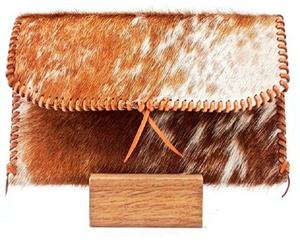 Bolso de mano de mujer de alta calidad con diseño personalizado disponible Embragues de mujer hechos a mano de cuero genuino - Product Image 3