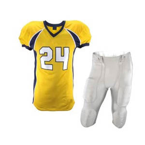 2024 hommes Football américain uniformes qualité supérieure conception personnalisée respirant en gros court Sublimation professionnel garçons - Product Image 4