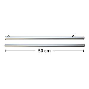 Modern Design Aluminum Clamping Rail <b>Poster</b> Bar 50 cm (Pair) for Wall Usage - Product Image 5