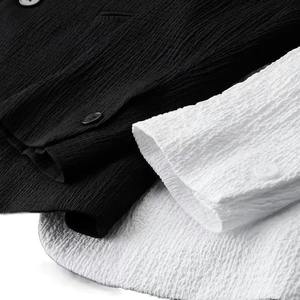 Été et automne Nouvelle mode de costume pour hommes à manches longues de qualité haut de gamme Ensemble décontracté édition coréenne Ensemble deux pièces décontracté - Product Image 2