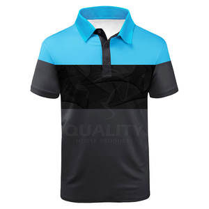 Polo clásico de algodón para hombre, Polo elegante de manga corta con opción de etiqueta privada, polo - Product Image 2