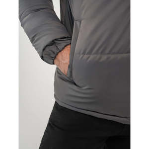 Veste matelassée décontractée pour homme KAIYA avec fermeture éclair, style parka - Product Image 4