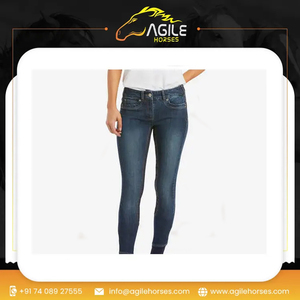 Pantalones vaqueros de ajuste perfecto, pantalones de equitación cómodos, pantalones ecuestres, agarre de asiento completo a granel, venta al por mayor, personalizables - Product Image 6