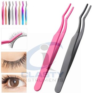 Imprimer Logo Fiber Tip Pince à cils Degré Nano Grip Pince à épiler Marque privée personnalisée Extension de cils Pince à épiler - Product Image 4