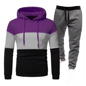 Chándal de entrenamiento liso personalizado al por mayor, chándal profesional, chándal de alta calidad, ropa de calle, chándal para hombre - Product Image 3