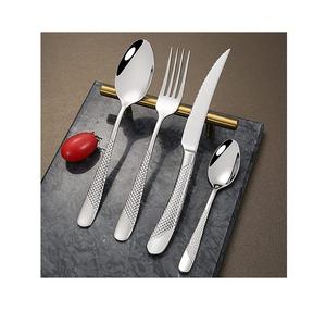 Ensemble de couverts avec acier inoxydable métal couleur or logo hôtel de luxe mariage offre spéciale bas prix couverts ensemble de couverts - Product Image 2