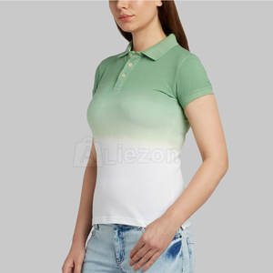 Camisas sublimadas impresas personalizadas para mujer, camisas sublimadas suaves de algodón para mujer para uso diario - Product Image 5
