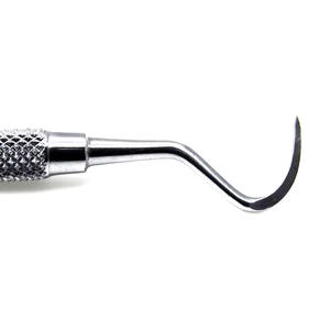 Ensemble d'instruments chirurgicaux dentaires manuels avec spatules à manche en acier inoxydable et kit détartreur pour obturation dentaire composite - Product Image 3