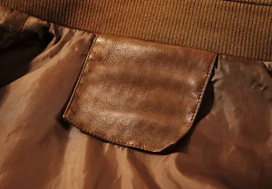 Men's Premium Quality Custom Design Leather <b>Jacket</b> for Winter Comfortable Stylish High Street Style Unique Pocket Decoration - Product Image 4