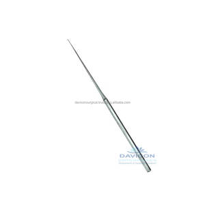 Crochets auriculaires microscopiques SHAMBAUGH en acier inoxydable chirurgical de haute qualité pour ORL, 15 cm/6 po, 0,6 mm, 45 degrés - Product Image 4