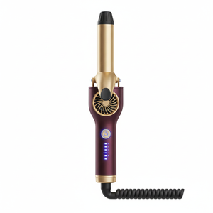 Rizador de Pelo Profesional de Cerámica PTC con LED y Barril Giratorio para Uso Doméstico y Hotelero - Product Image 3