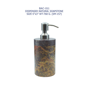 Indian Brown <b>Marble</b> <b>Soap</b> <b>Dispenser</b> Natural Look Durable Design for Household and Hotel Use Bathroom Sets Bulk Factory Price - Product Image 4