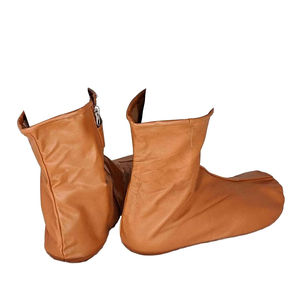 Chaussettes en cuir pour hommes respirantes, confortables, antibactériennes, en cuir de mouton véritable, couleurs et tailles personnalisées, séchage rapide, écologiques - Product Image 3