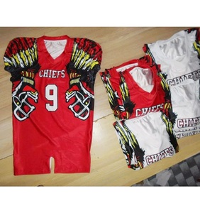 Best Quality XL Size Custom American Football Uniforms Custom Team Name 3D Embroidery 100% <b>Polyester</b> Breathable Quick Dry Sports - Product Image 4