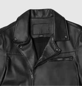 OEM Vêtements d'extérieur en cuir véritable personnalisés pour hommes Veste d'hiver en toile Marque privée Fournisseur en gros B2B - Product Image 4